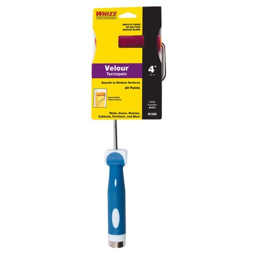 Whizz 4" Purple Velour W/13" Soft Touch Handle